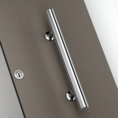 0884 Marone dunkel Metallic Feinstruktur